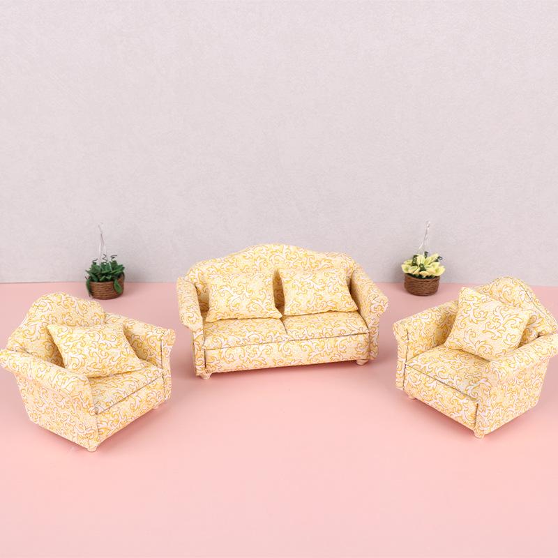Dollhouse Furniture Set - 1 Set Living Room Scene Arrangement