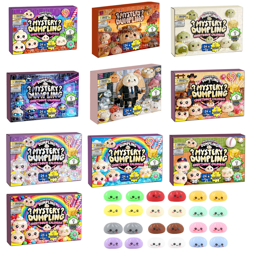 Kids Toys Dumplings - Surprise Dumpling Blind Box Countdown Calendar