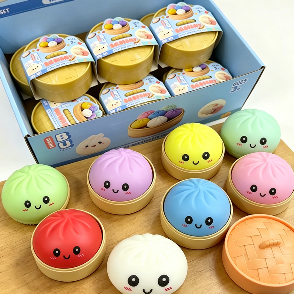 Kids Toys Dumplings - Dumpling Pressure Dumpling Squishies Colorful Bun