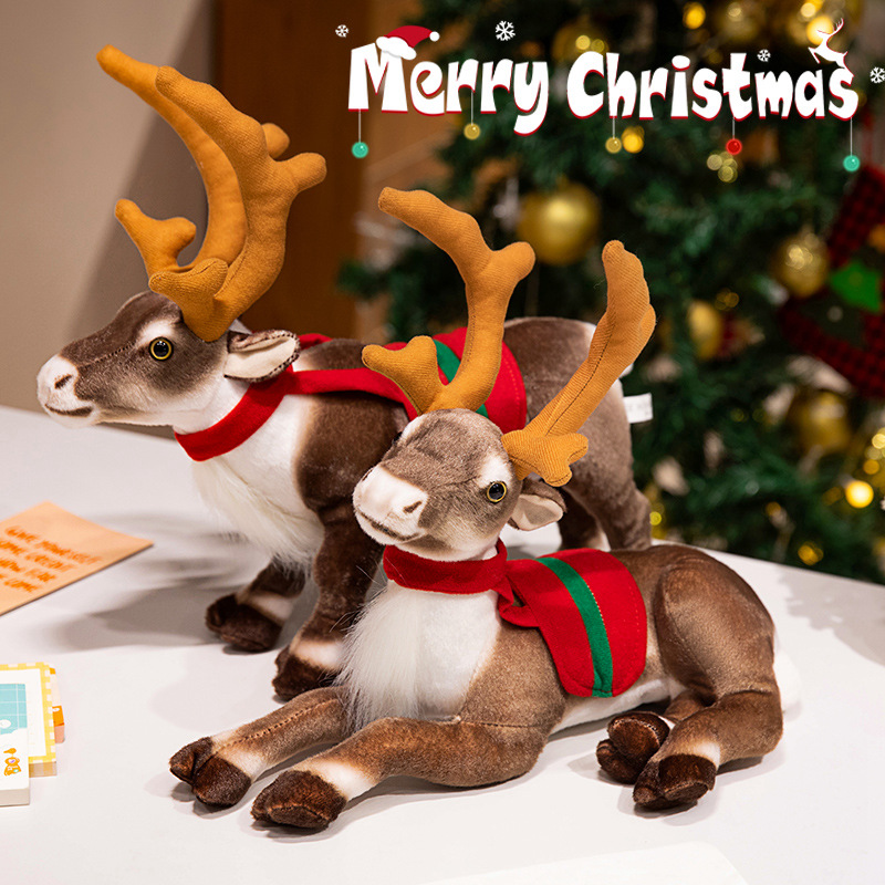 Best Kids Toys Xmas - Kawaii Reindeer Plush Toy Christmas Deer