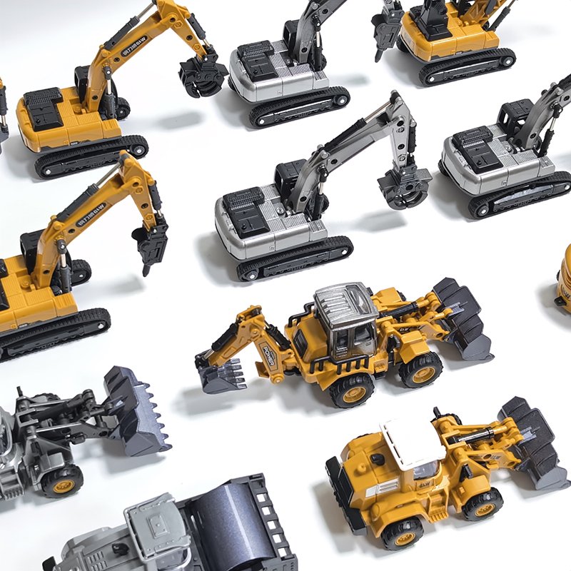 Kids Toys Unique - 1:70 Engineering Diecast Model Toys Crane