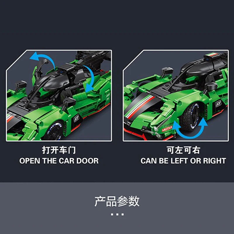 Dual-Style Green Racing Car Dr - огляд і ціна Kids Toys Unique