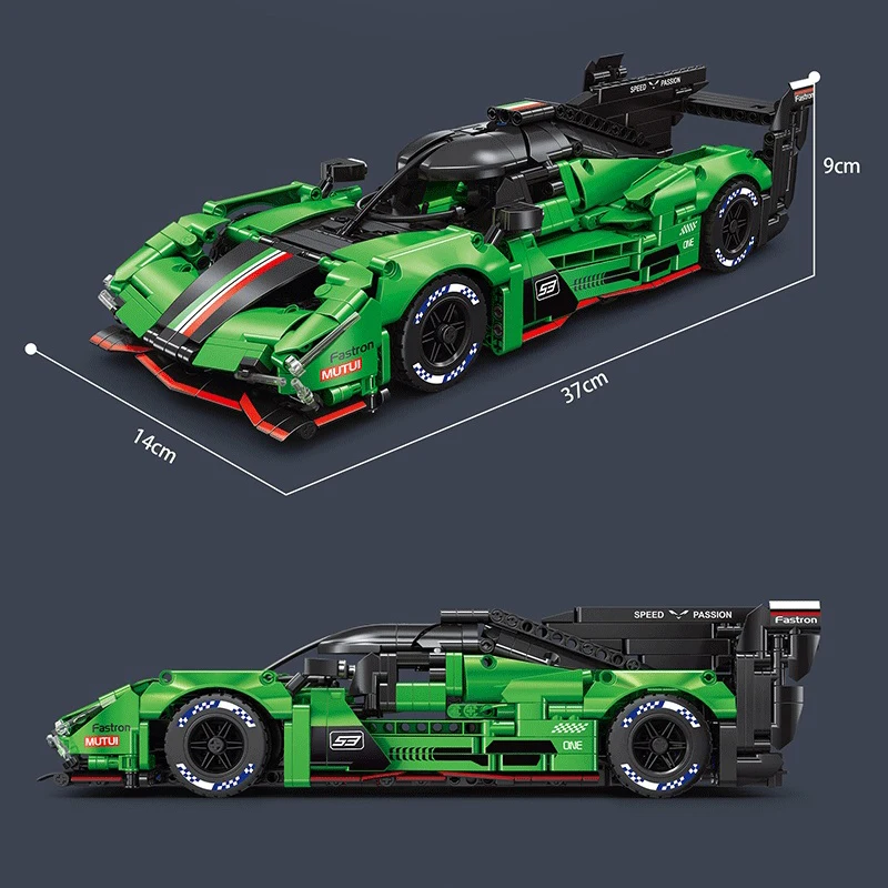 Dual-Style Green Racing Car Dr - огляд і ціна Kids Toys Unique