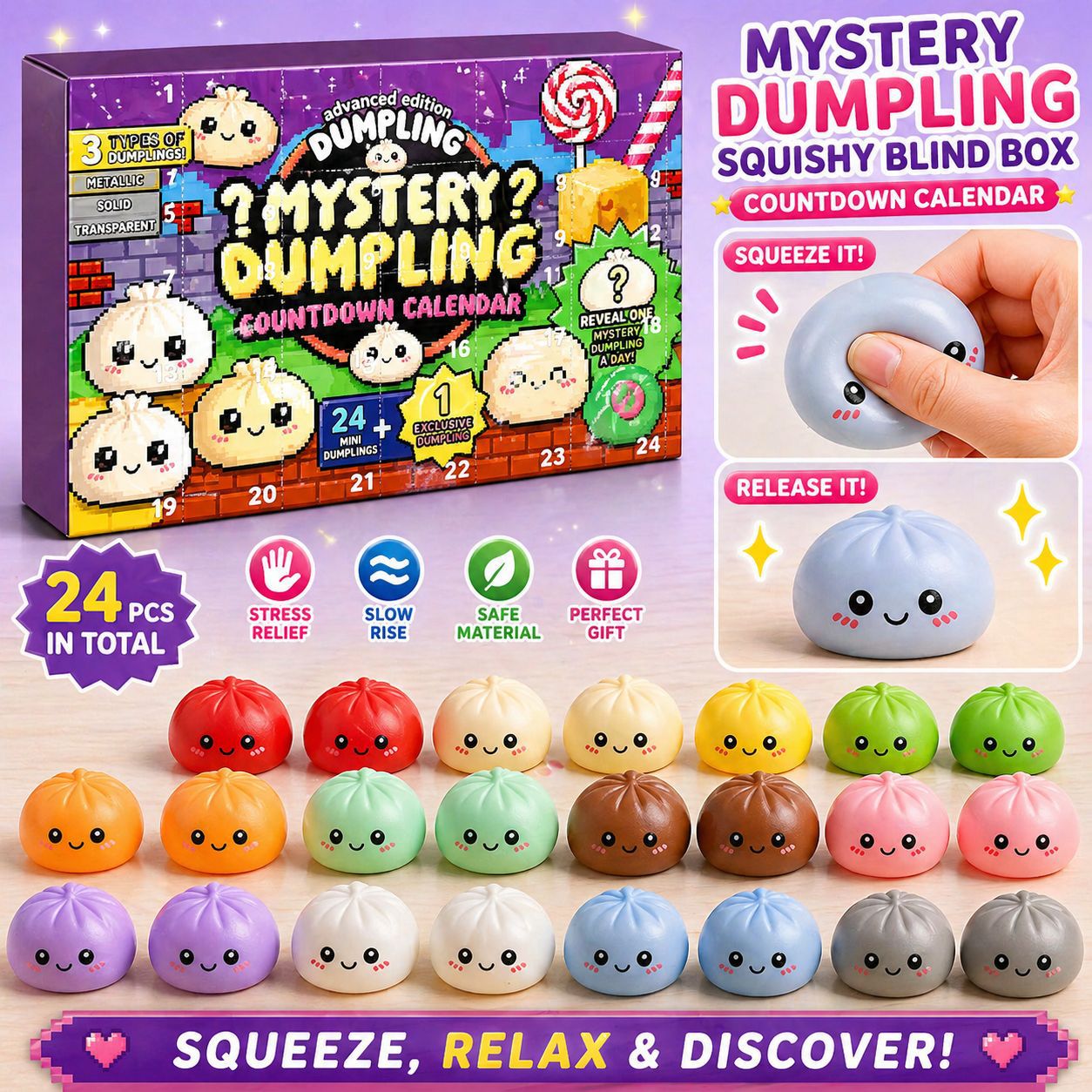 Surprise Dumpling Blind Box Co - огляд і ціна Kids Toys Dumplings