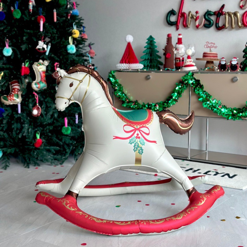 Vintage Rocking Horse Foil Bal - огляд і ціна Kids Toys Mall