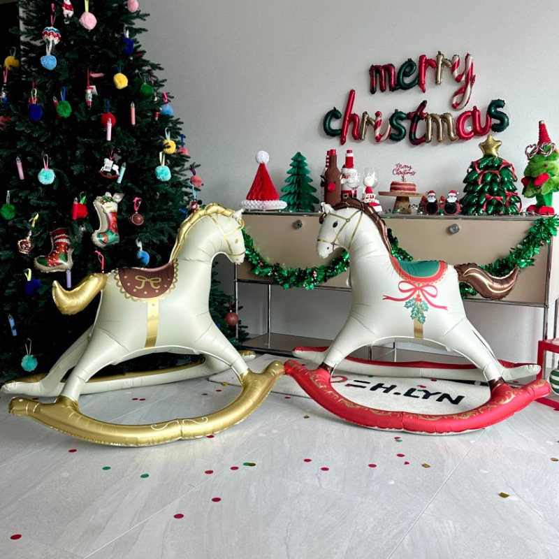 Vintage Rocking Horse Foil Bal - огляд і ціна Kids Toys Mall
