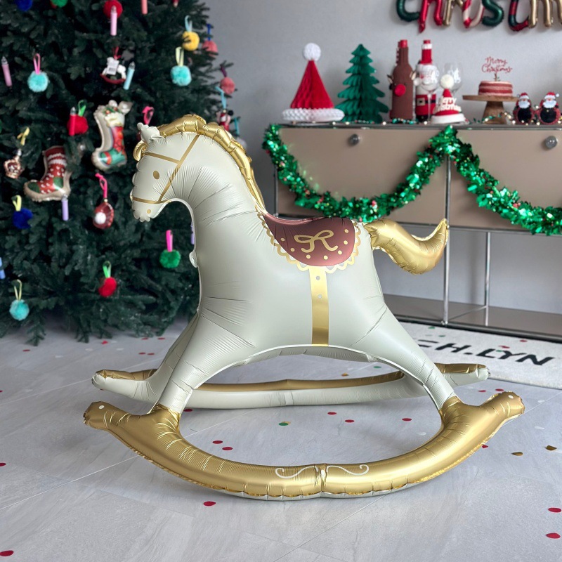 Vintage Rocking Horse Foil Bal - огляд і ціна Kids Toys Mall