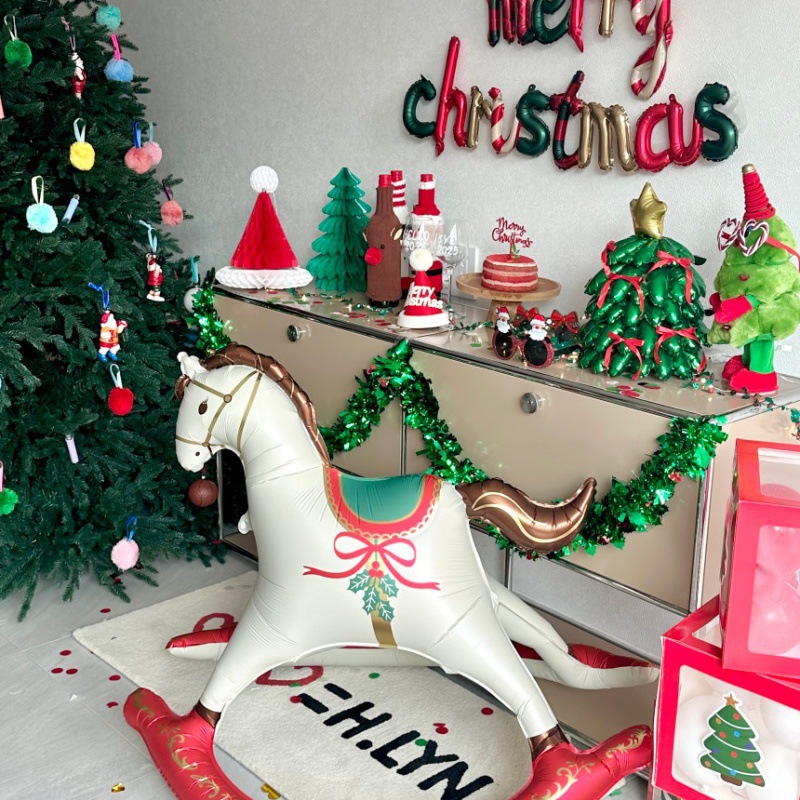 Vintage Rocking Horse Foil Bal - огляд і ціна Kids Toys Mall