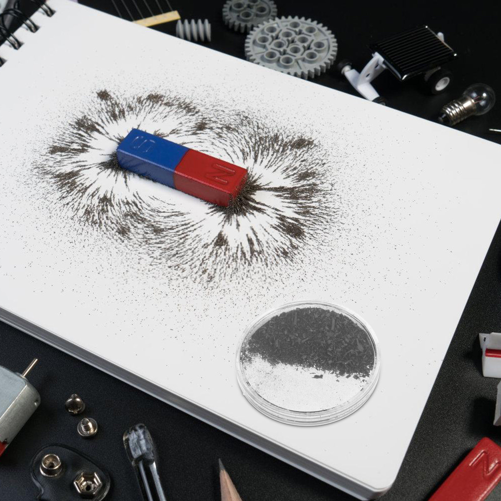 Magnetic Iron Powder Science K - огляд і ціна Science Experiment Kit