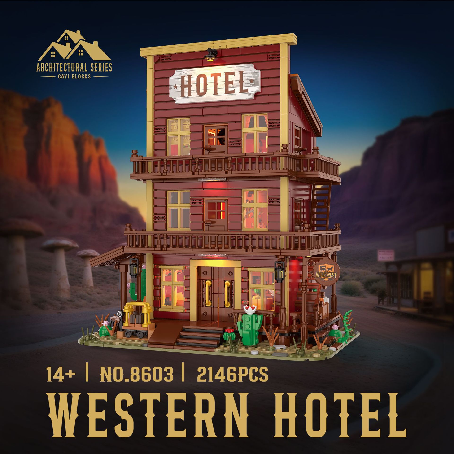 Western Hotel Cartoon Small Pa - огляд і ціна Kids Toys Exhibition