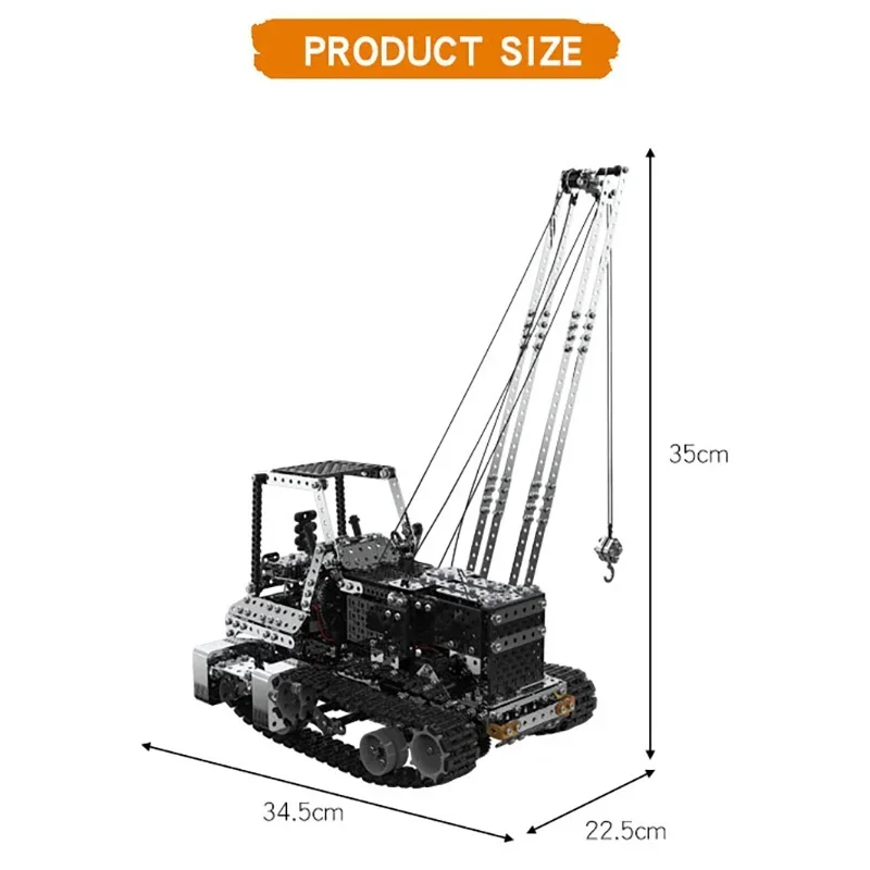 DIY Metal RC Crane Electric Ho - огляд і ціна Kids Toys Remote Car