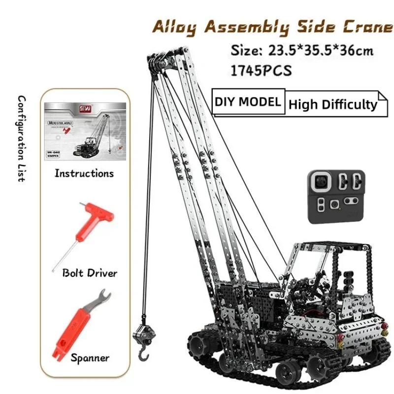 DIY Metal RC Crane Electric Ho - огляд і ціна Kids Toys Remote Car