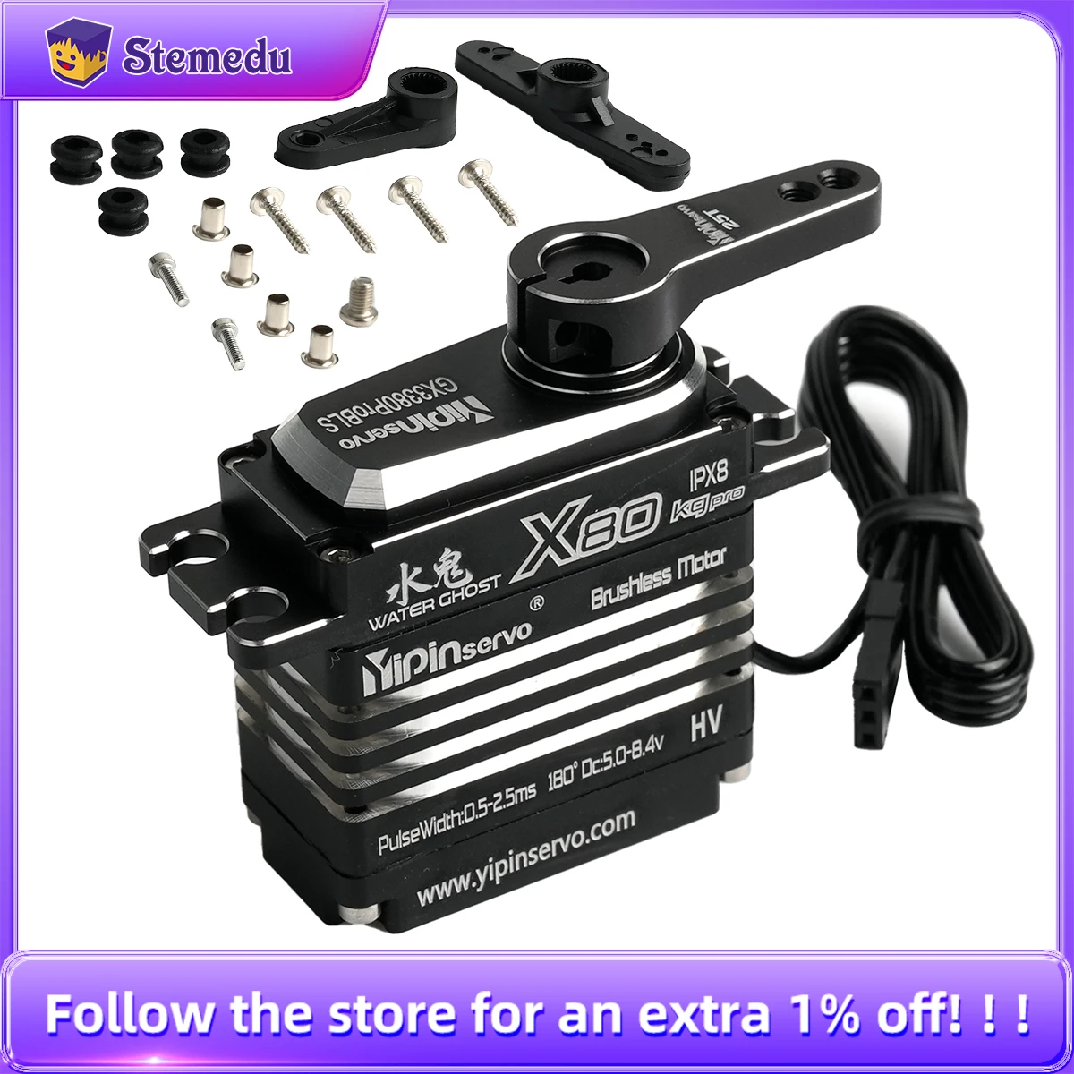 80KG Digital Servo Motor All M - огляд і ціна Kids Toys Remote Car