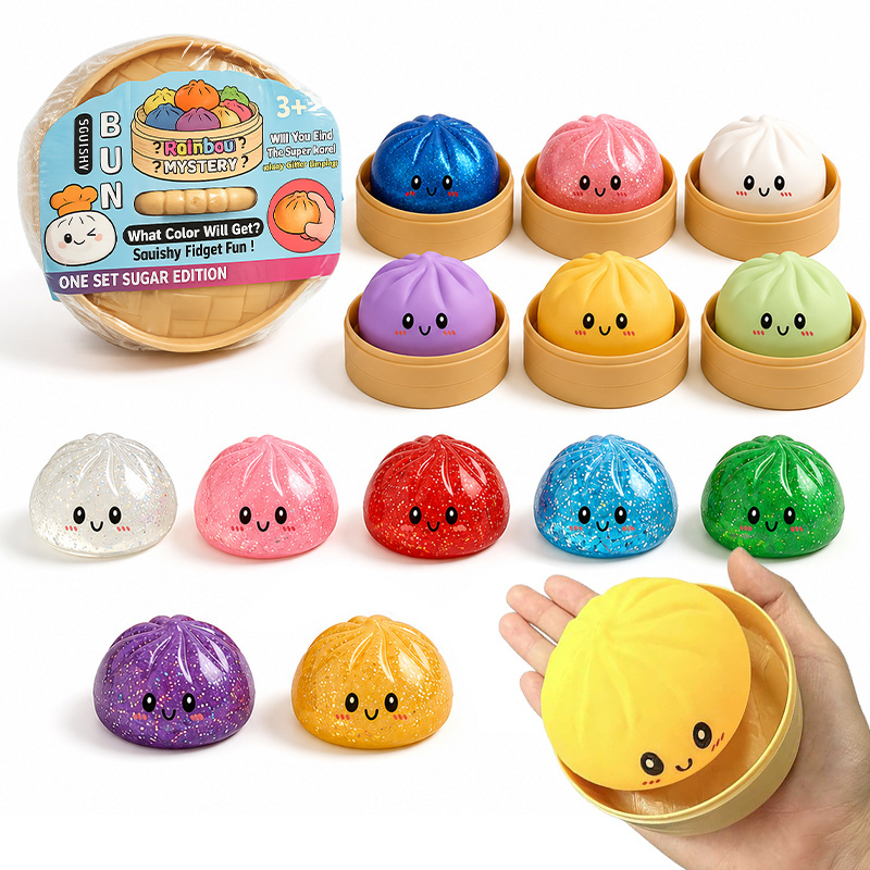 Glitter Dumpling Squishy Toy J - огляд і ціна Kids Toys Dumplings