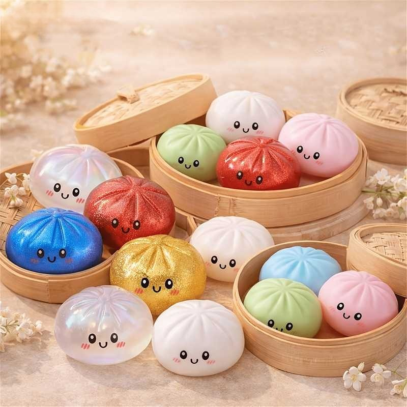 Glitter Dumpling Squishy Toy J - огляд і ціна Kids Toys Dumplings