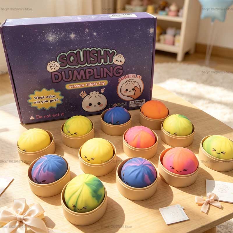 2026New Rainbow Color Dumpling - огляд і ціна Kids Toys Dumplings