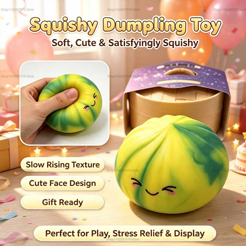 2026New Rainbow Color Dumpling - огляд і ціна Kids Toys Dumplings