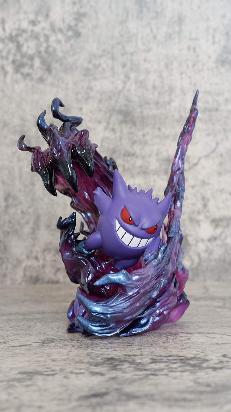 19cm Anime Pokemon Gengar Batt - огляд і ціна Kids Toys Young
