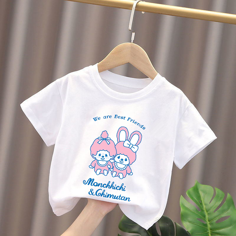 Monchhichi Kids T-shirts Anime - огляд і ціна Kids Toys Young