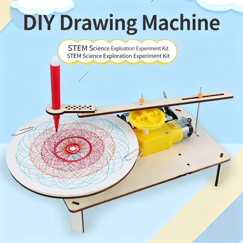 1-3Pcs DIY Wooden Electric Plo - огляд і ціна Science Experiment Kit