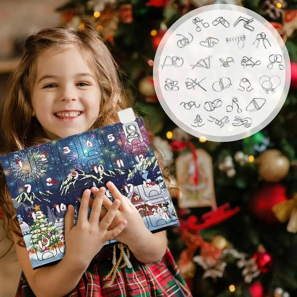 2025 Metal Ruban Lock Puzzle T - огляд і ціна Kids Toys Xmas 2025