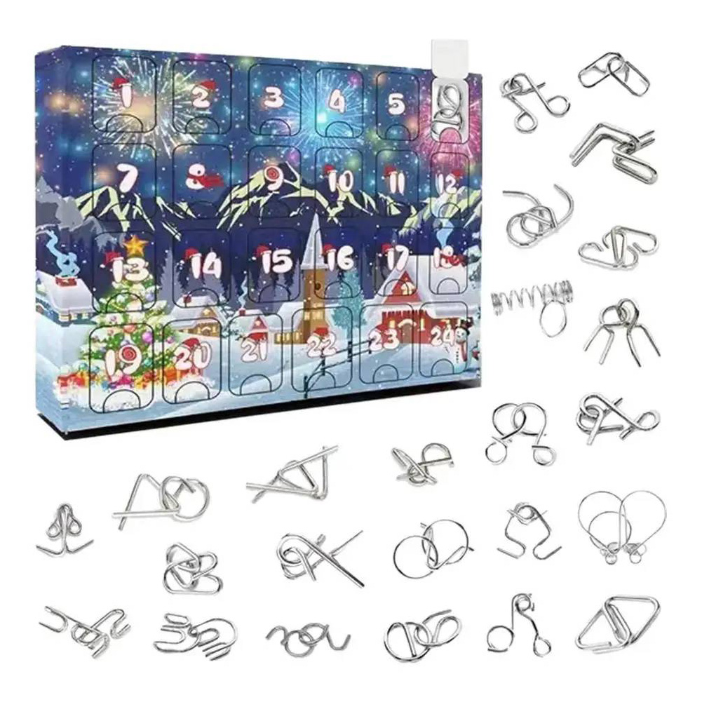 2025 Metal Ruban Lock Puzzle T - огляд і ціна Kids Toys Xmas 2025