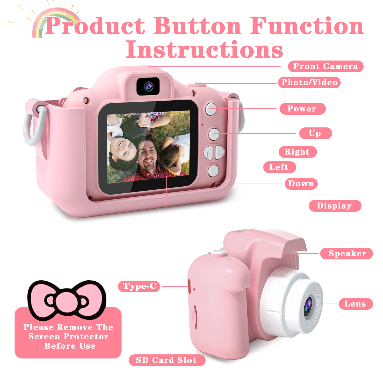 Kids Camera for Girls 1080P HD - огляд і ціна Kids Toys Videos