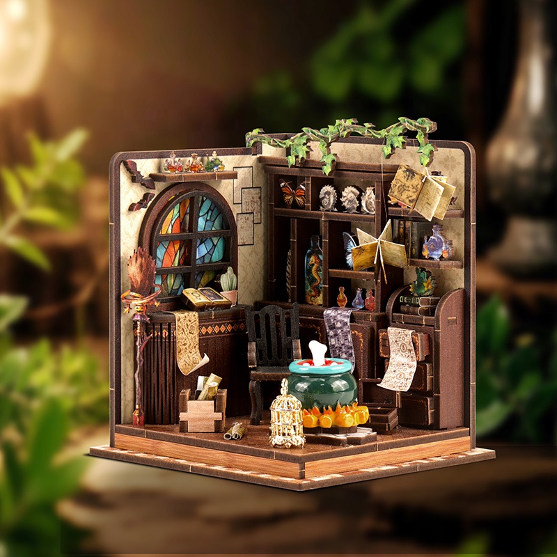 DIY Wooden Miniature Model Kit - огляд і ціна Dollhouse Furniture Set