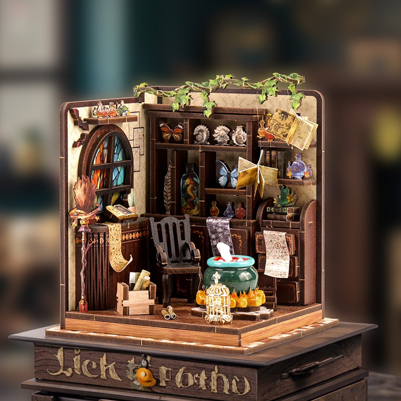 DIY Wooden Miniature Model Kit - огляд і ціна Dollhouse Furniture Set