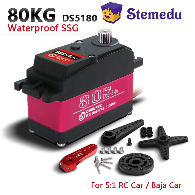 Dsservo Waterproof DS5180 80KG - огляд і ціна Kids Toys Remote Car