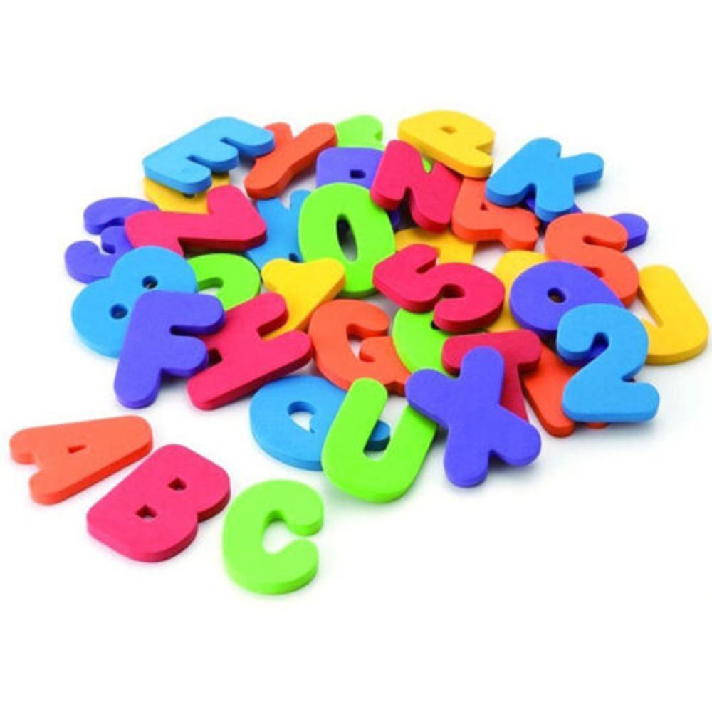 36 pcs New for Unisex   Teachi - огляд і ціна Bath Letter Number Foam