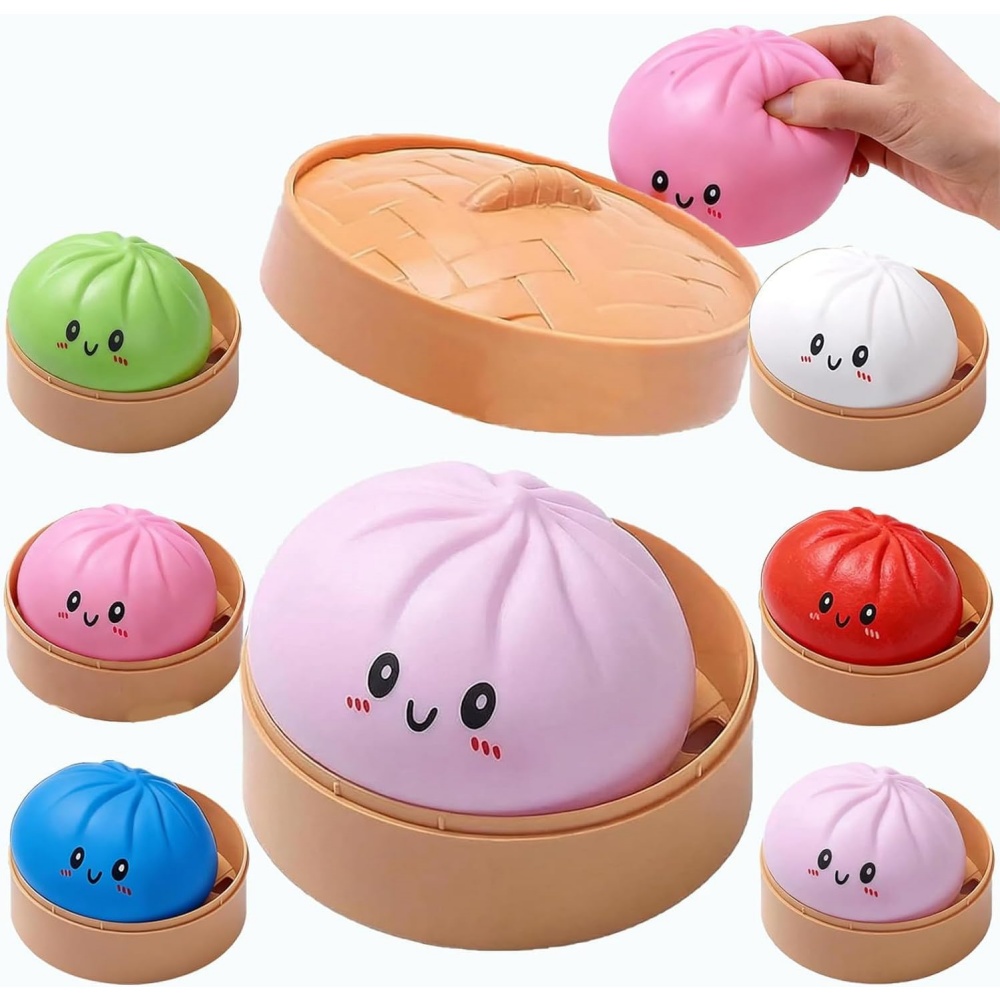 Large Dumpling Stress Ball wit - огляд і ціна Kids Toys Dumplings