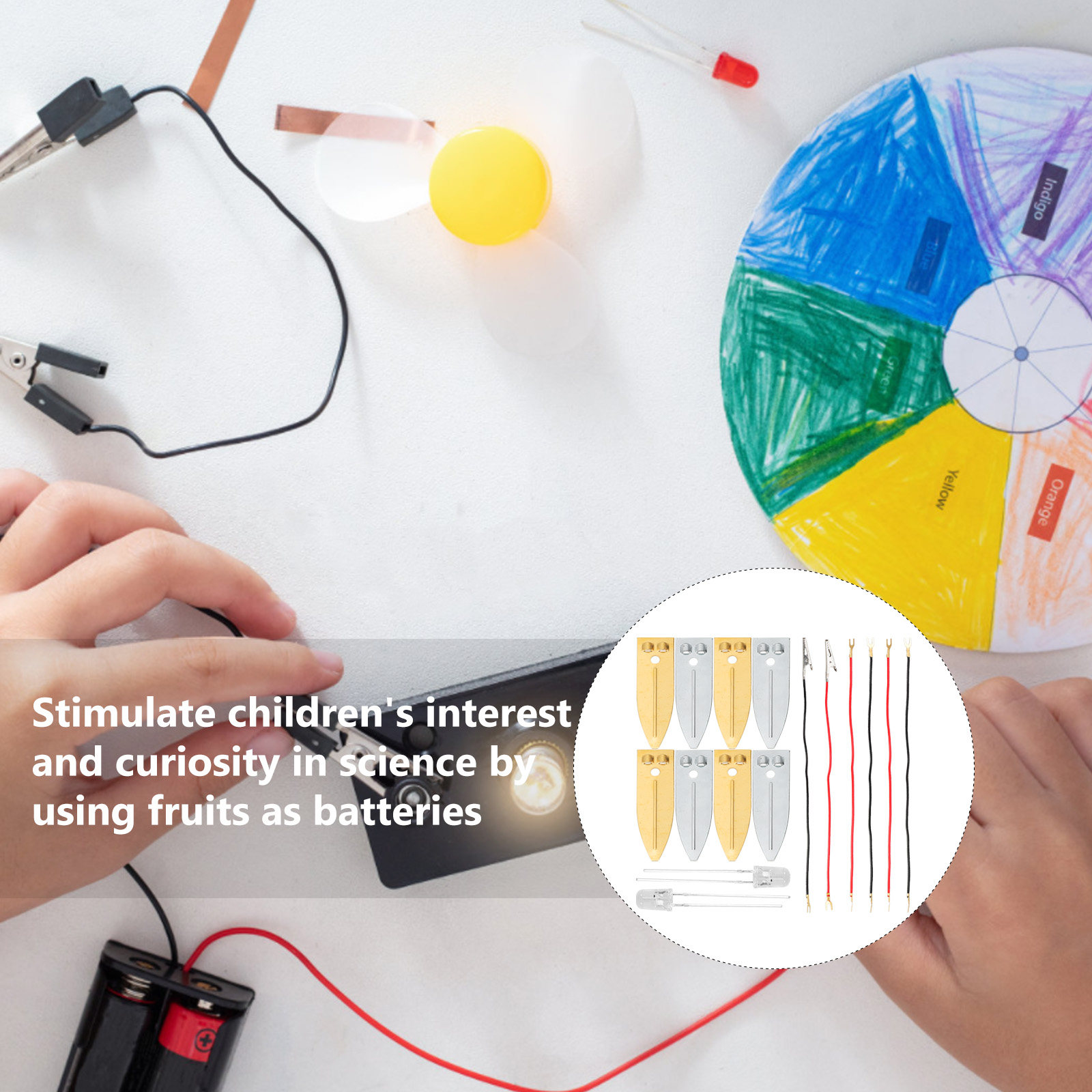 1Set Potato Battery Science Ki - огляд і ціна Science Experiment Kit