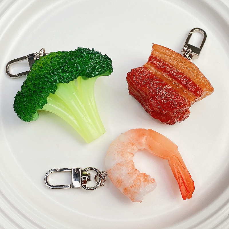 Simulation Food Keychain Brais - огляд і ціна Kids Toys In Wholesale